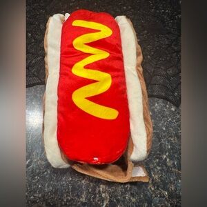 Hot Dog Costume for Dogs - Red and Yellow